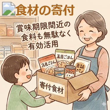 食材の寄付